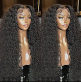 Chichi Water Wave Hair Lace Wigs 13x4 Curly Lace Front Wigs Human Hair Transparent  Lace Wigs